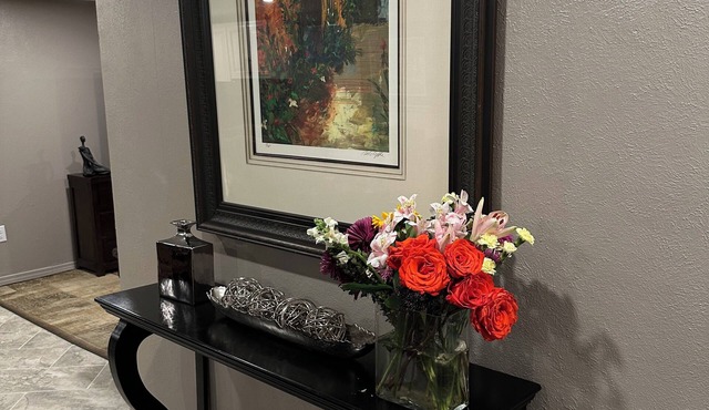 Private entrance and outside patio. Centrally located in a quiet neighborhood.