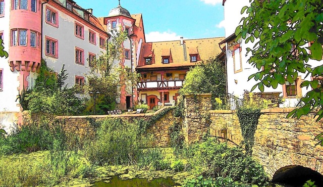 romantic castle apartments in the Heidelberg/Neckartal region