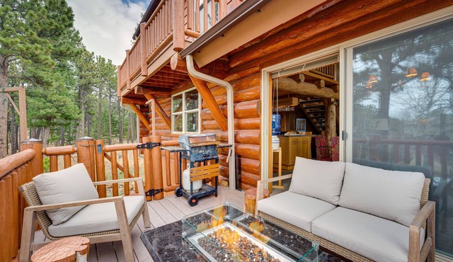 Rustic Ward Retreat w/Deck + Mountain Views!