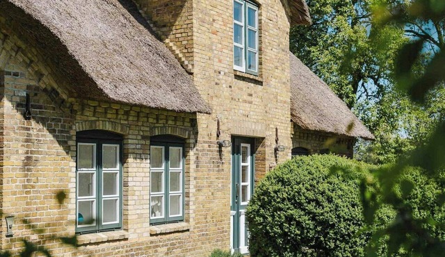 Secluded thatched roof apartment by the moor