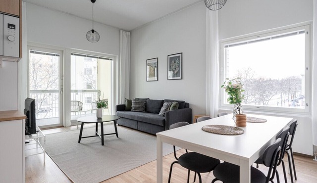 Spacious 2BR at Tammela Stadium | Sauna & Balcony