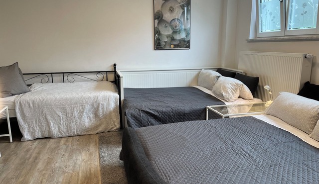 Spacious and quiet 1-bedroom place in Munich. Fully equipped sleeps 7 guests!