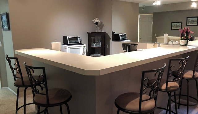 Spacious, clean, safe, downstairs of townhome.