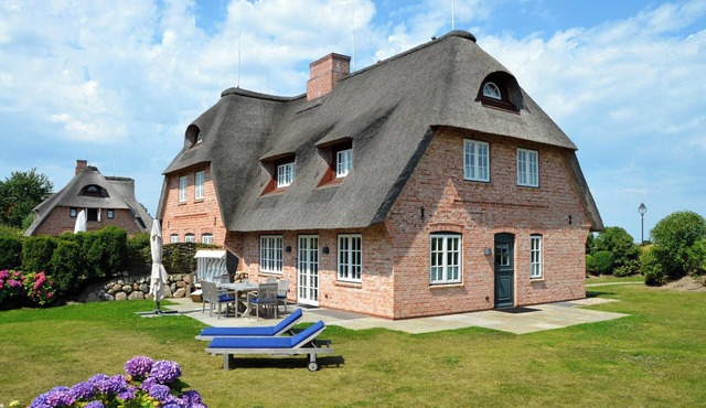 Spacious, top-equipped thatched-roof house with a great garden in Archsum