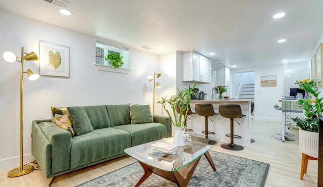 Steps from Wash Park: Modern Apt, Patio + Parking