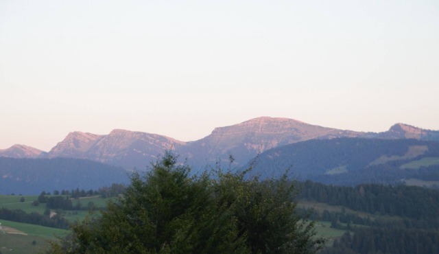 Studio Apartment 'Traumblick Appartement Oberreute' with Mountain View, Private Terrace and Wi-Fi
