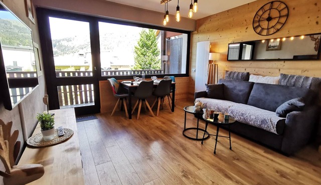 Studio cabin 4 pax near slopes, wifi, parking