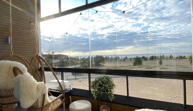 Sunbeach apartment with seaview, sauna and the best location