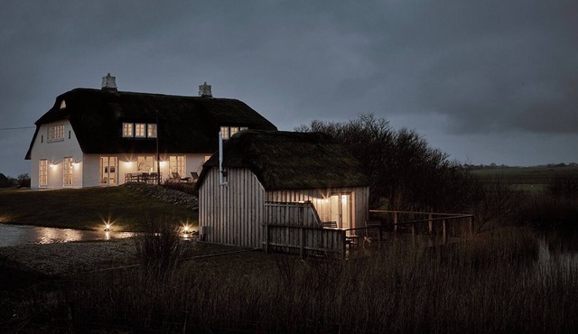 Tede Warft Seaside Cottage North| Kamin, Sauna