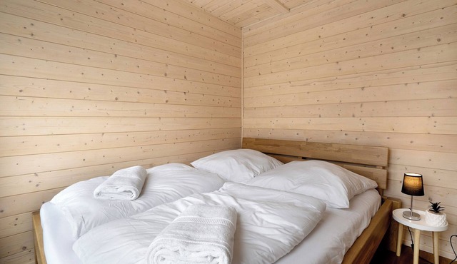 Tiny House ‘Andreas’ met terras, sauna en toegang tot het meer