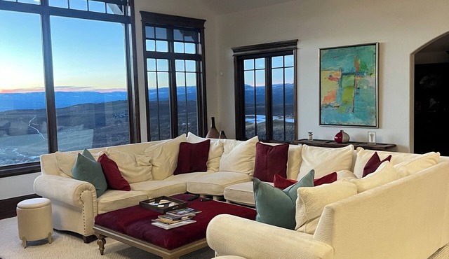 Top of the World Living- a 10,000 SF Mountain Modern Estate on Fazio Golf Course