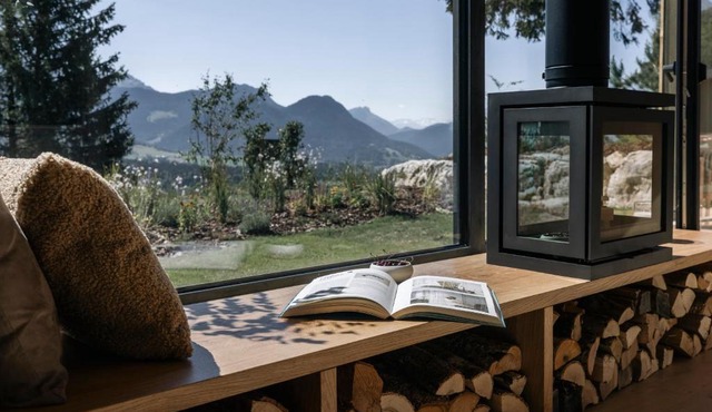 Unik Lodges Annecy - Le Zénith - Vue sommets avec sauna privé