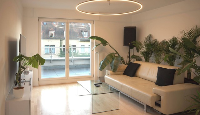 Unique penthouse in the heart of Würzburg - modern and green oasis