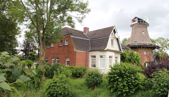 Uttumer Mühle: Eiske - Große Wohnung für 4 Personen im Müllerhaus der Uttumer Mühle