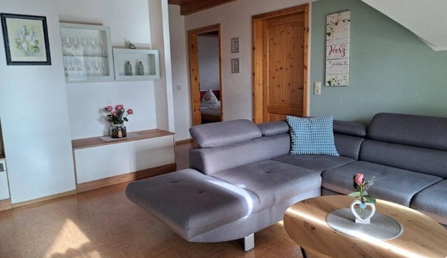 Vacation apartment (70 sqm) with balcony on the south side