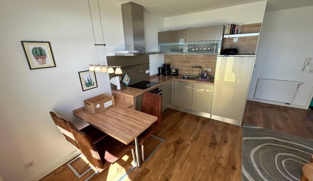 Vacation apartment - "Schöne Aussicht" with balcony and sea view directly on the waterfront