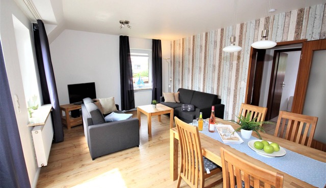 Vacation away from the hustle and bustle. For up to 6 people on the 1st floor with loggia