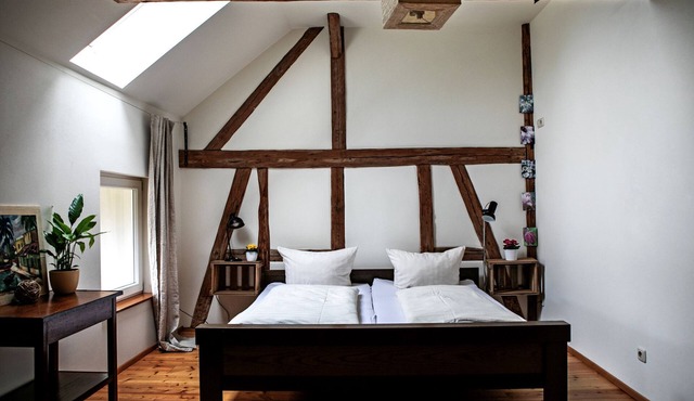 Vacation home at Gut Weimarschmieden, 200sqm, wood-burning stove, 5 bedrooms, max. 10 people