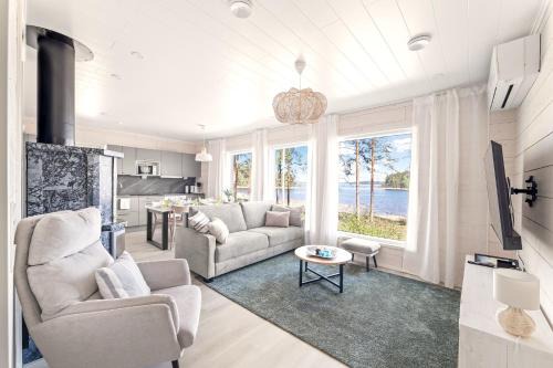Villa Rantakukka Koli, oma ranta