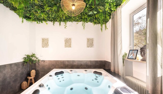 Villa Rheinsteig Sauna-whirlpool-kino