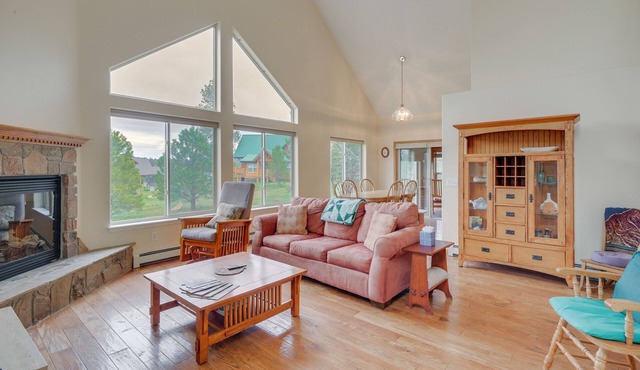 Walk to Trails! Pagosa Home w/Patio + Views