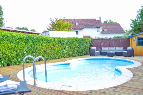 Wellness & Fun am Bodensee - mit Pool, Kino, Tischkicker und Terrasse