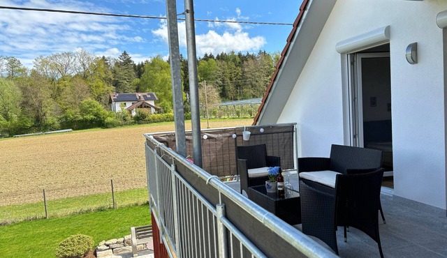 Wiesenblick Apartment with Shared Terrace, Garden View, and Wi-Fi