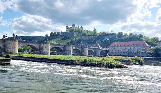 Würzburg city center with garage