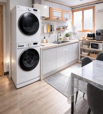 Yeoju Sensation Stay Two-room washing machine, coffee machine, ice water purifier, massage chair located in the center of Yeoju