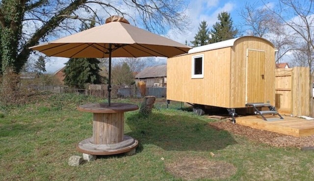 Zirkuswagen: Glamping Küche Parken Hofladen