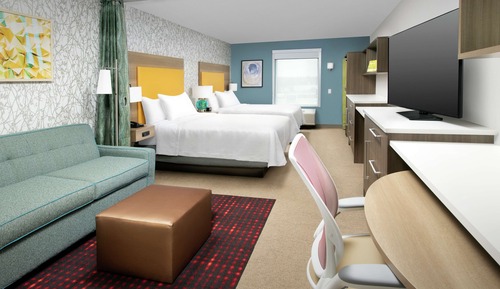 Studio, 2 Queen Beds, Accessible (Hearing)