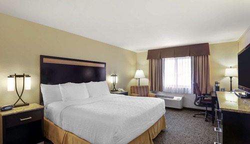 Standard Room, 1 King Bed, Accessible, Refrigerator & Microwave