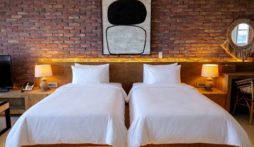 Twin Room, 2 Double Beds