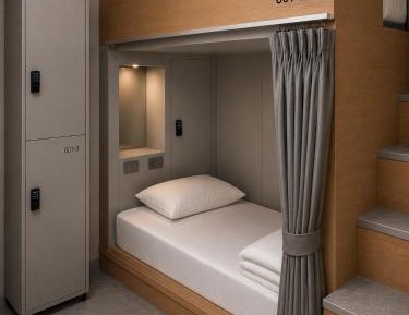 Bed in 6-Bed Female Dormitory Room