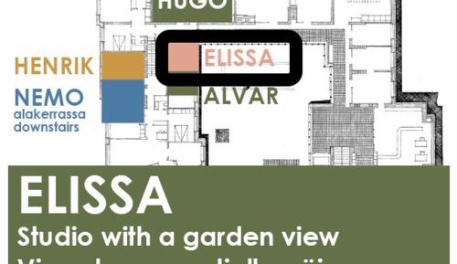 Studio with Garden View